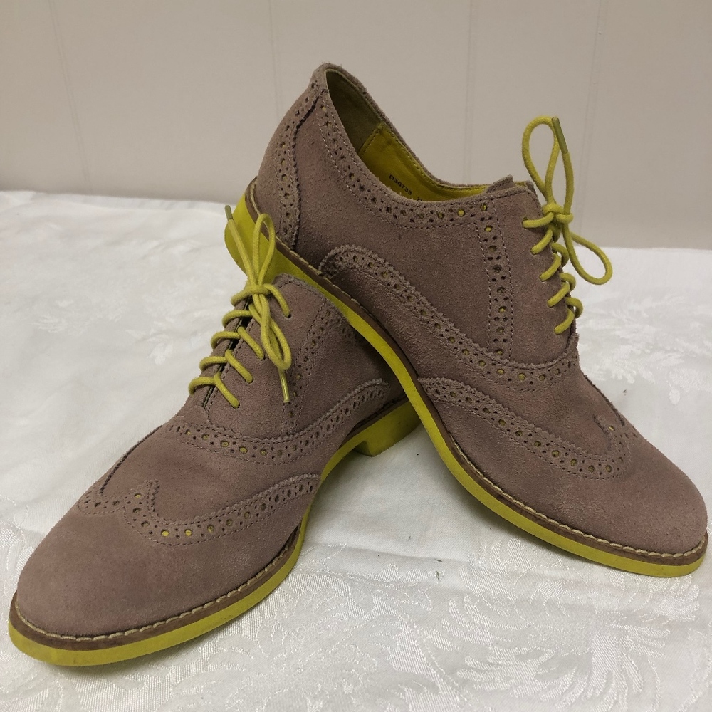 Cole Haan size 7.5 suede oxfords